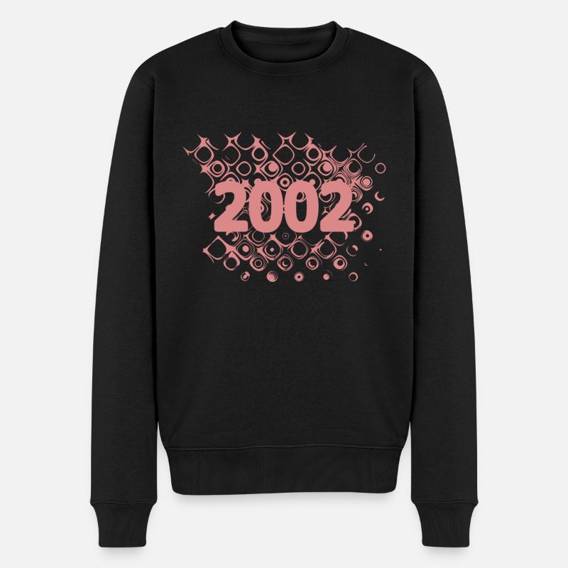 2002 - Männer Premium Bio Pullover - Schwarz