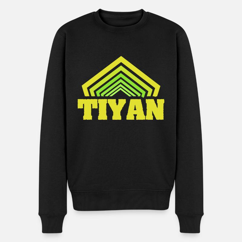 Tiyan comme prénom - Pull Premium bio Homme - noir