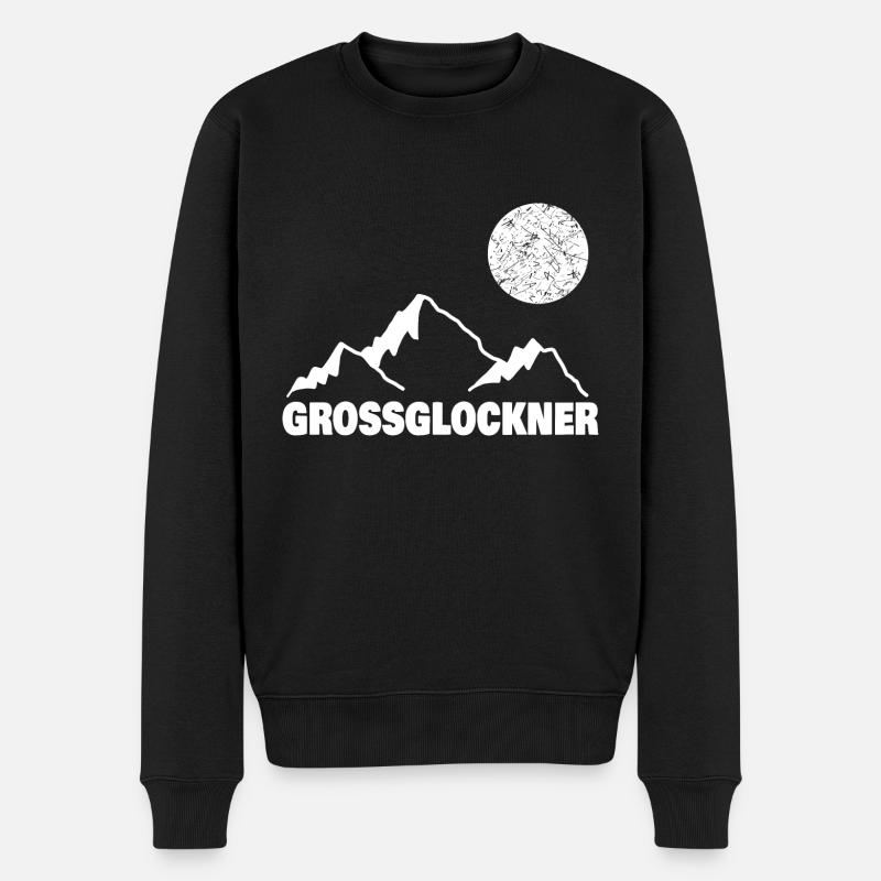 Grossglockner - Pull Premium bio Homme - noir