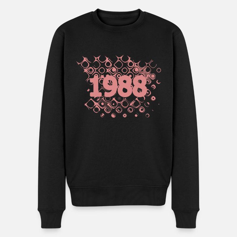 Année 1988 - Pull Premium bio Homme - noir