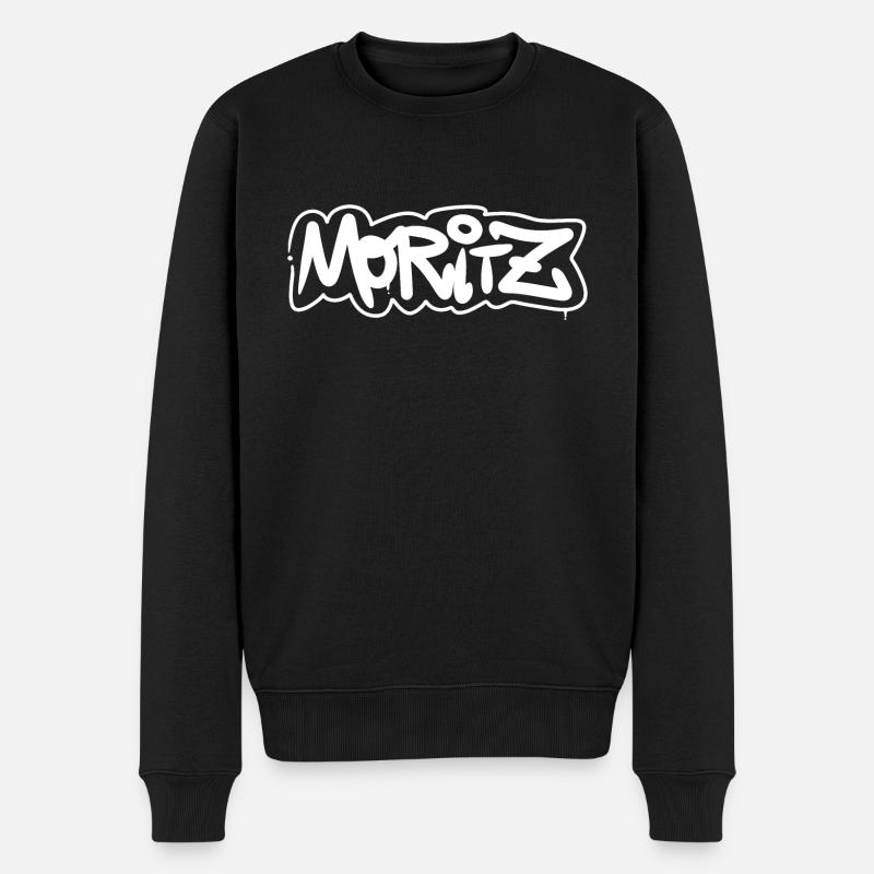 Moritz Prénom - Pull Premium bio Homme - noir