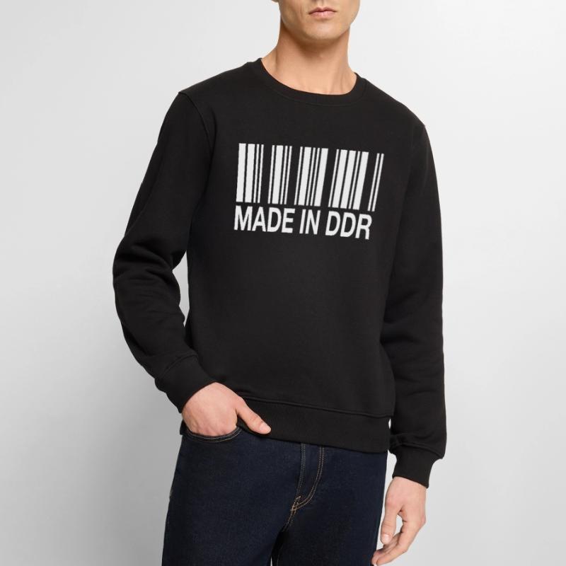 Fabriqué en DDR Barcode Strichcode Pull Premium bio Homme