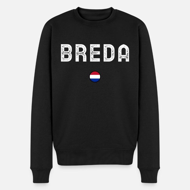 BREDA - Men's Premium Organic Jumper - black