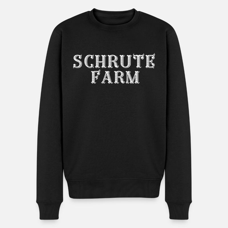 Ferme Dwight Schrute - Bureau - Pull Premium bio Homme - noir