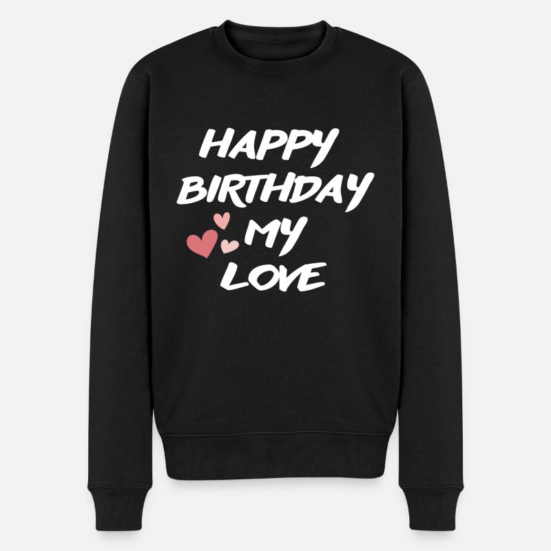 Bon anniversaire - Pull Premium bio Homme - noir