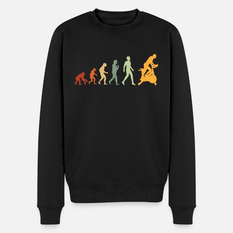 L'évolution de la musculation la muscu Gym Fitness - Pull Premium bio Homme - noir