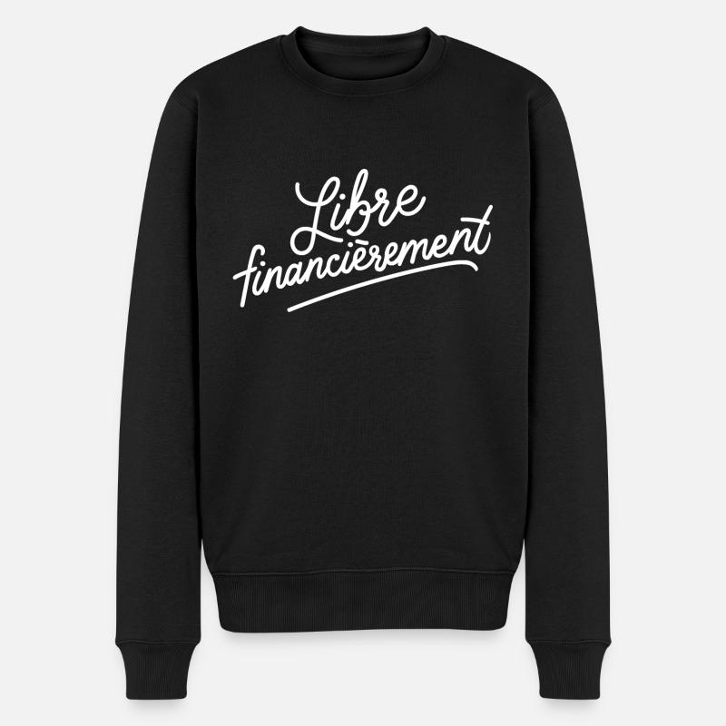 Libre financièrement - Pull Premium bio Homme - noir