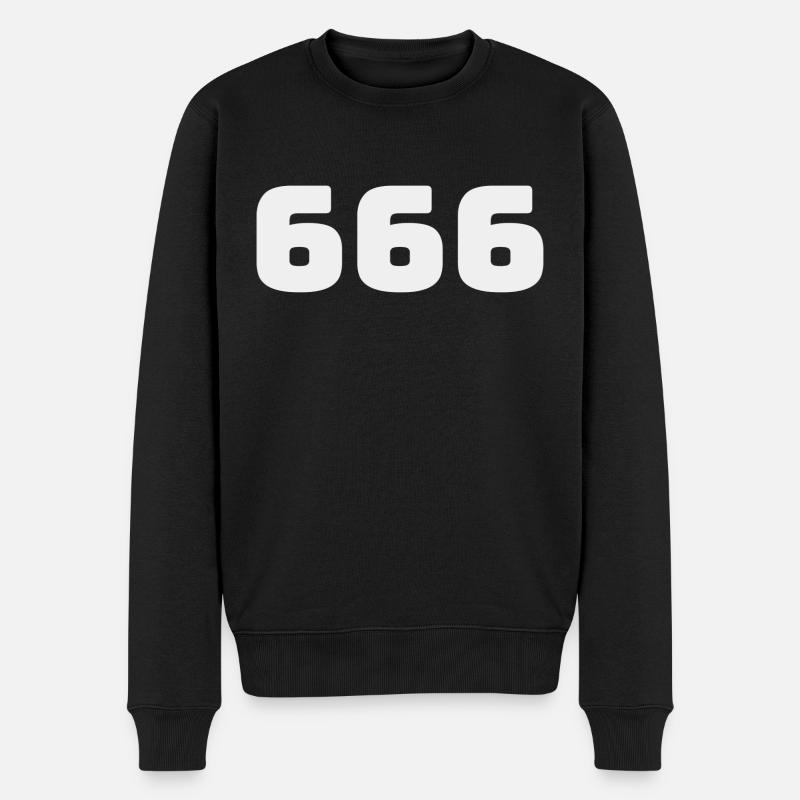 666 - Pull Premium bio Homme - noir
