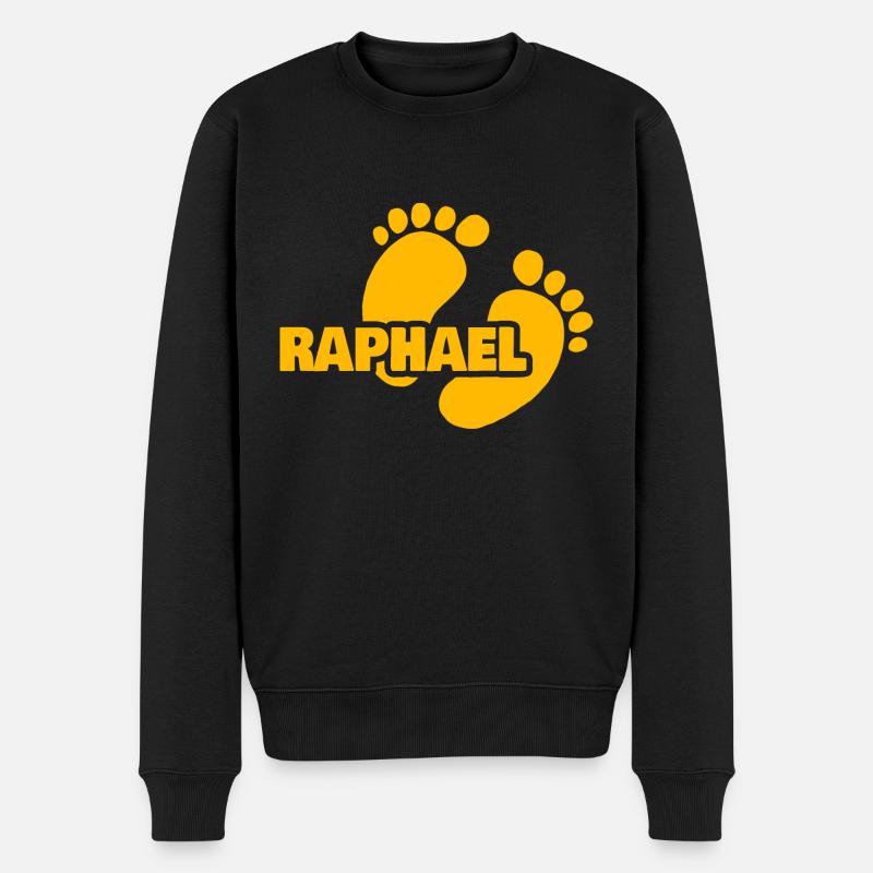 Raphaël comme naissance - Pull Premium bio Homme - noir