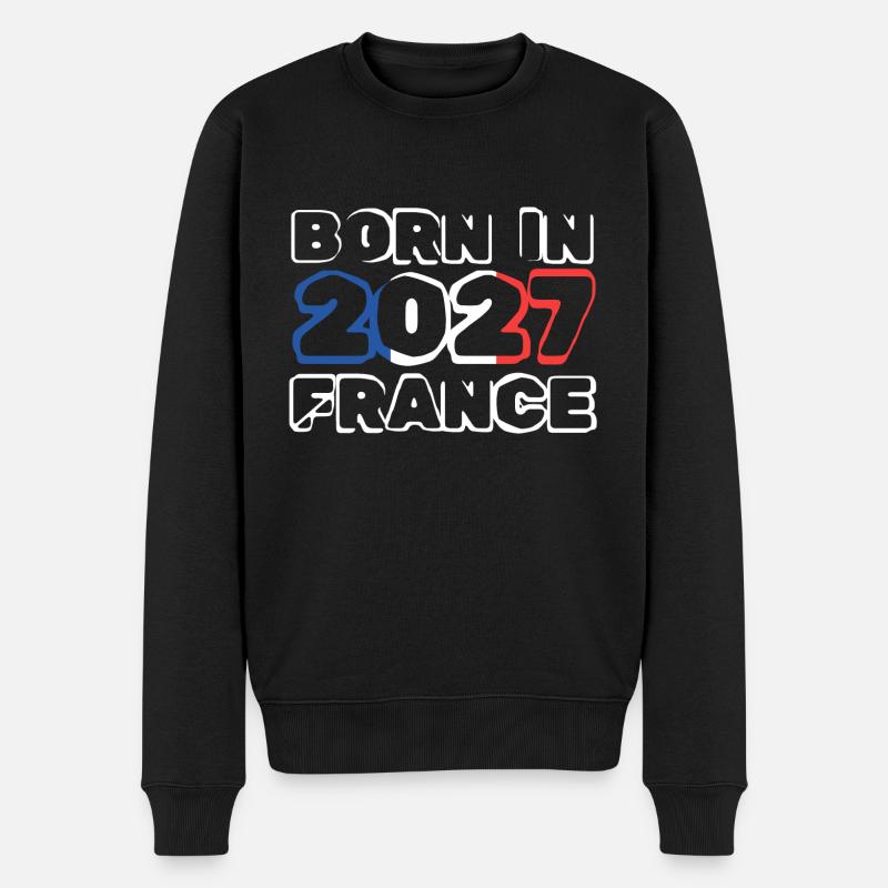 2027 - Männer Premium Bio Pullover - Schwarz