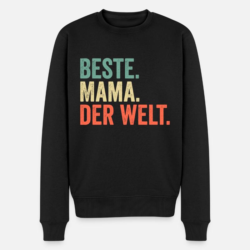 Meilleure maman du monde - Pull Premium bio Homme - noir