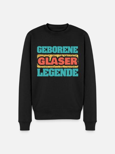 Gift for glaziers - Men's Premium Organic Jumper - black
