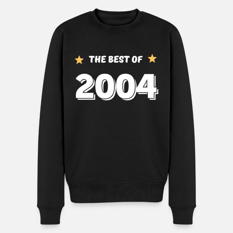 Das Beste aus 2004 - Männer Premium Bio Pullover - Schwarz