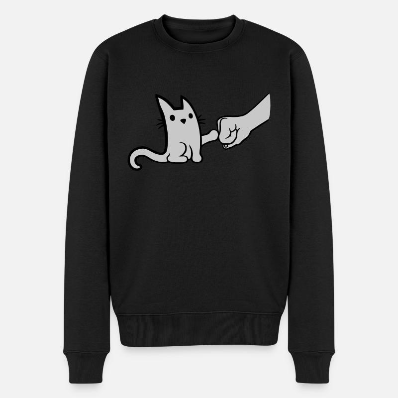 Pompe à poing Brofist Cat - Pull Premium bio Homme - noir