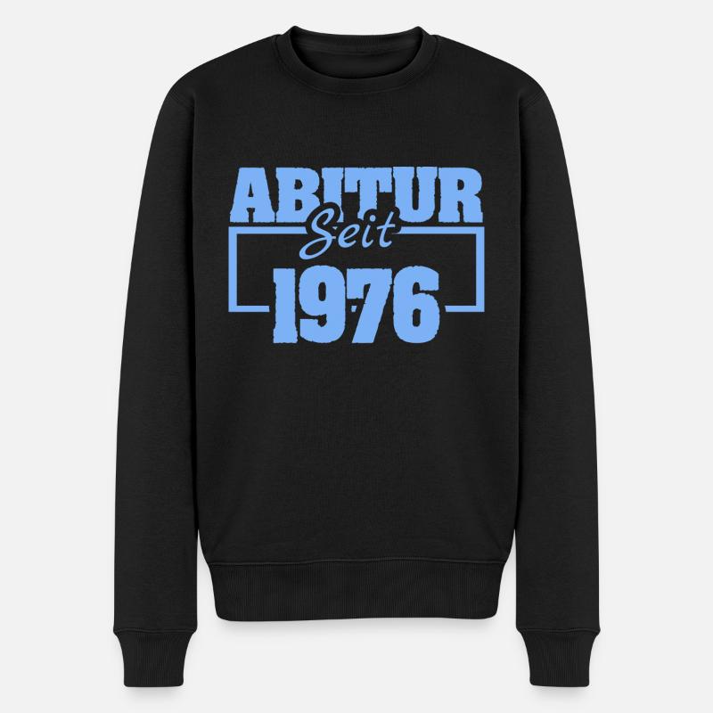 seit 1976 - Männer Premium Bio Pullover - Schwarz