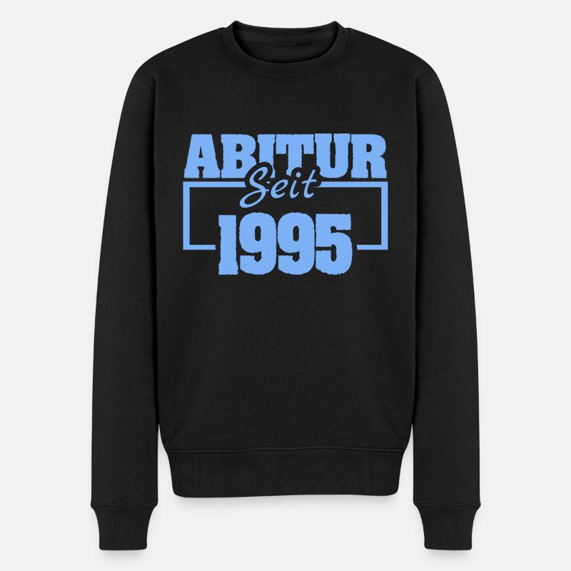 1995 - Männer Premium Bio Pullover - Schwarz