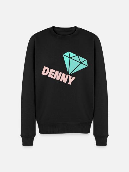 Diamond Denny - Men's Premium Organic Jumper - black