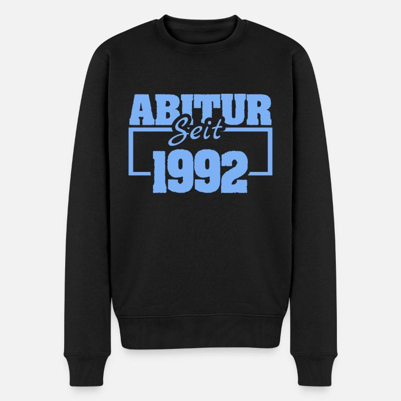 1992 - Männer Premium Bio Pullover - Schwarz