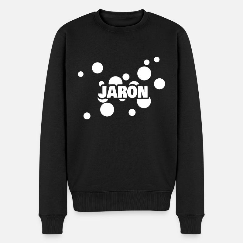 Prénom Jaron - Pull Premium bio Homme - noir
