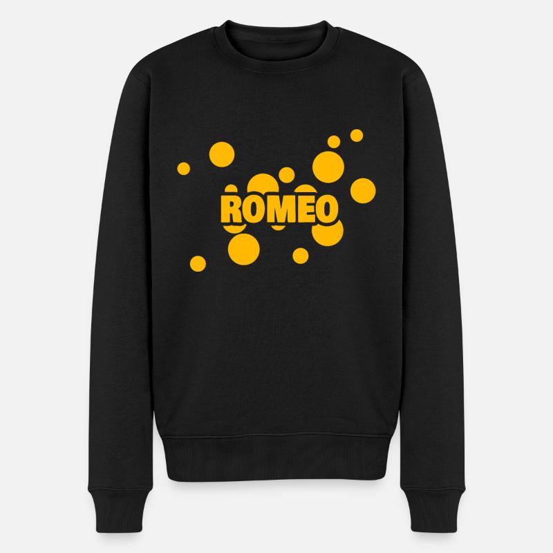 Cadeau pour Roméo - Pull Premium bio Homme - noir