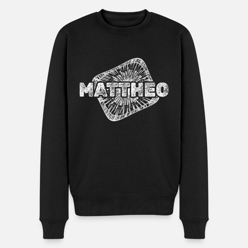 Poussière d’étoile Mattheo - Pull Premium bio Homme - noir
