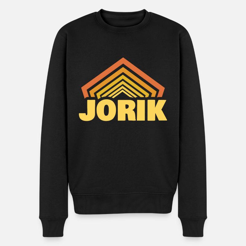 Prénom Jorik - Pull Premium bio Homme - noir