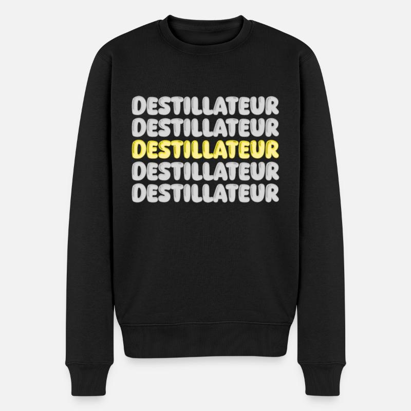Cadeau pour distillateur - Pull Premium bio Homme - noir