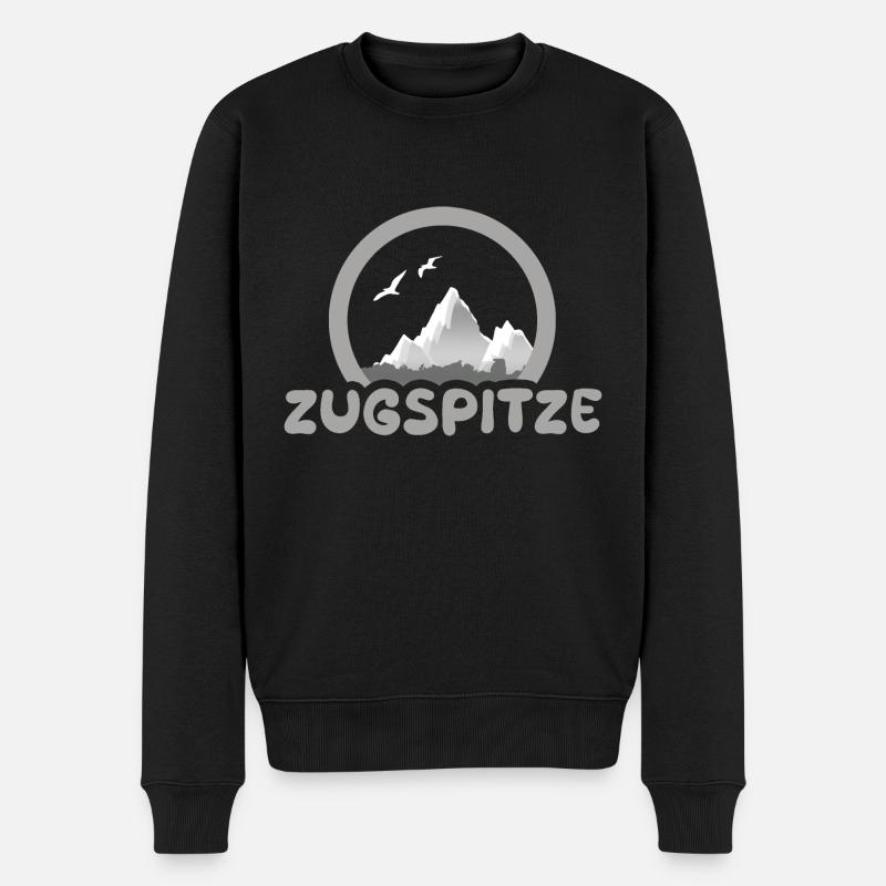 Zugspitze - Pull Premium bio Homme - noir
