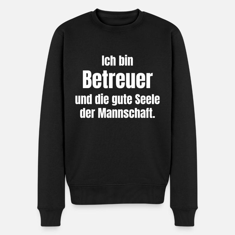 Betreuer - Männer Premium Bio Pullover - Schwarz