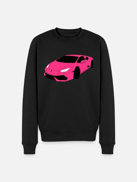 Lambo Sportwagen - Männer Premium Bio Pullover - Schwarz