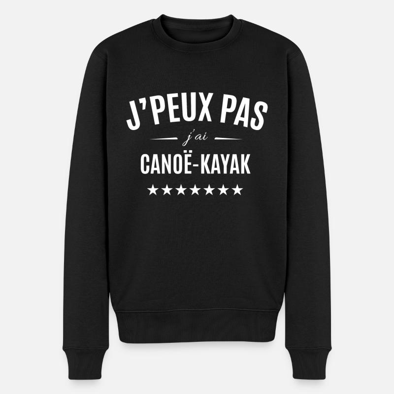 J'peux pas j'ai canoë kayak - Pull Premium bio Homme - noir