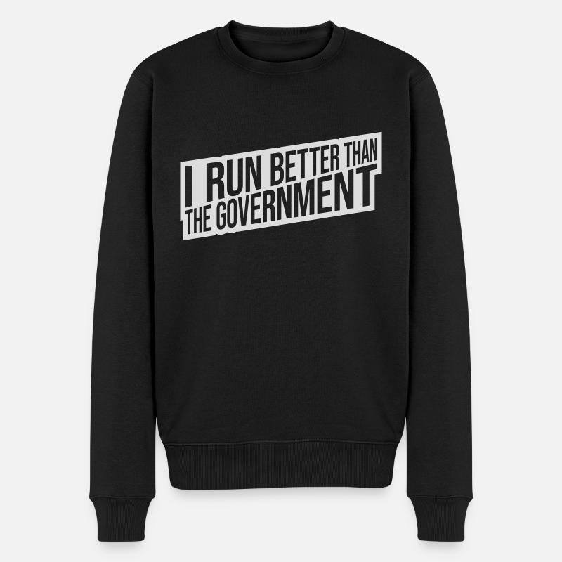 mieux fonctionner que le gouvernement - Pull Premium bio Homme - noir