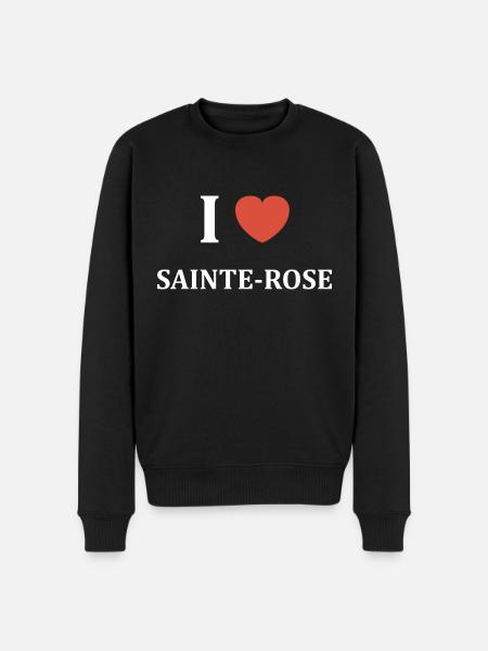 i love Sainte Rose - Pull Premium bio Homme - noir