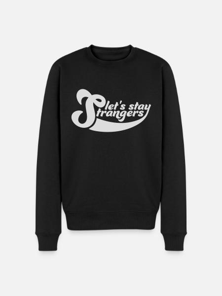 Citation Restons Strangers - Pull Premium bio Homme - noir
