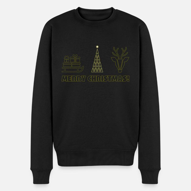 Joyeux Noëls - Pull Premium bio Homme - noir
