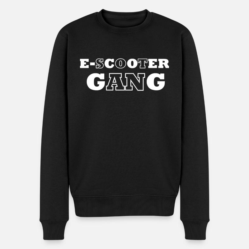 E-Scooter E-Roller Scooter - Men's Premium Organic Jumper - black