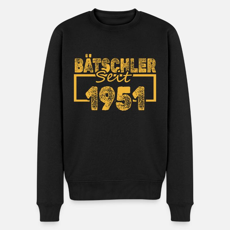 seit 1951 - Männer Premium Bio Pullover - Schwarz