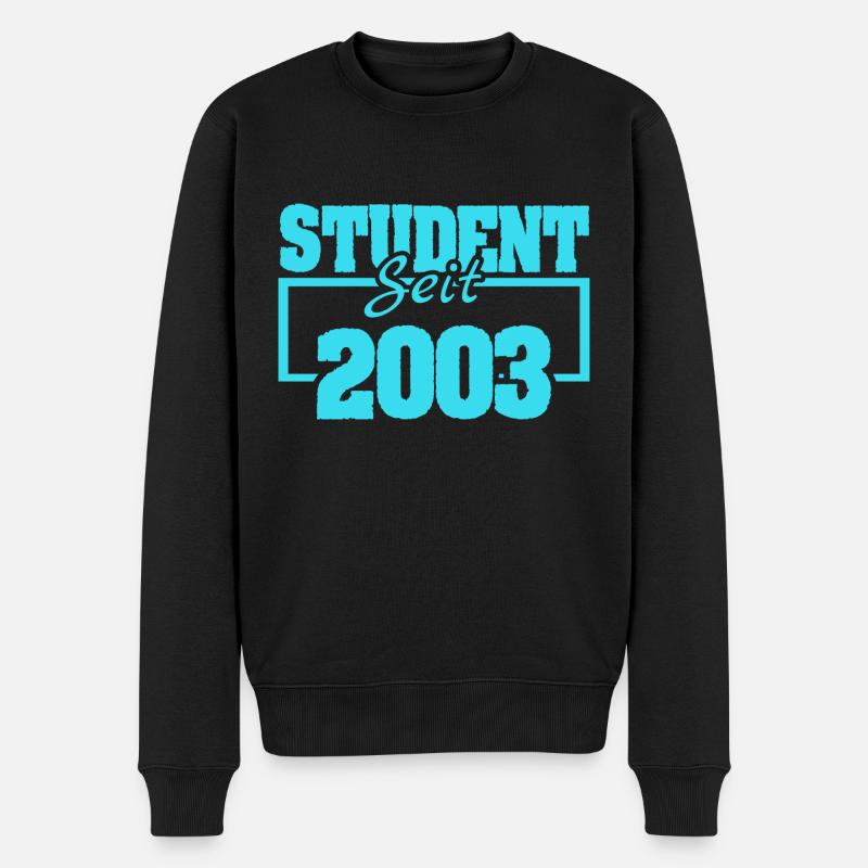 2003 - Männer Premium Bio Pullover - Schwarz