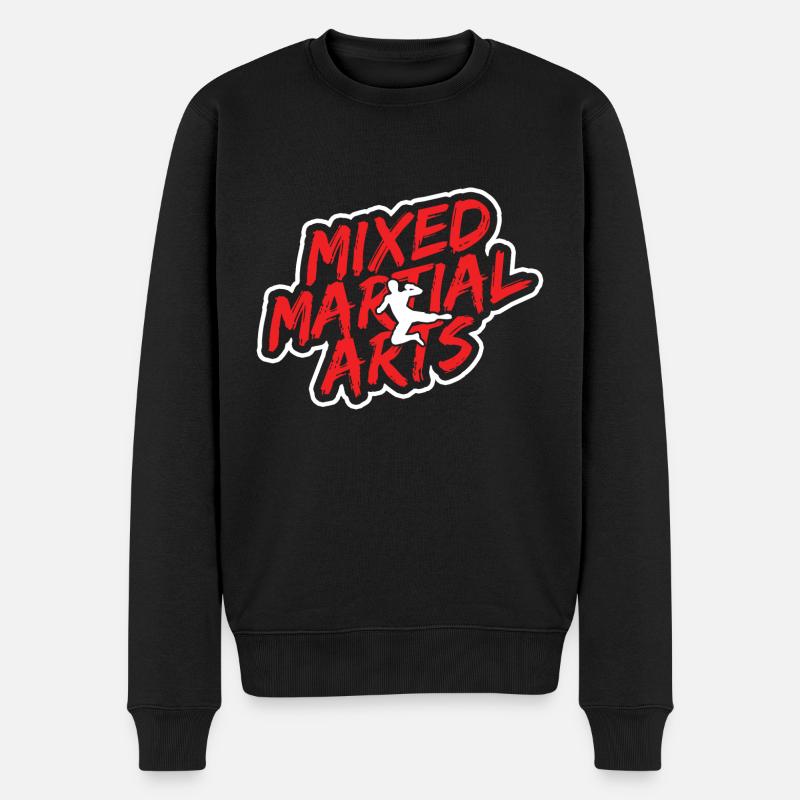 Mixed Martial Arts MMA - Männer Premium Bio Pullover - Schwarz