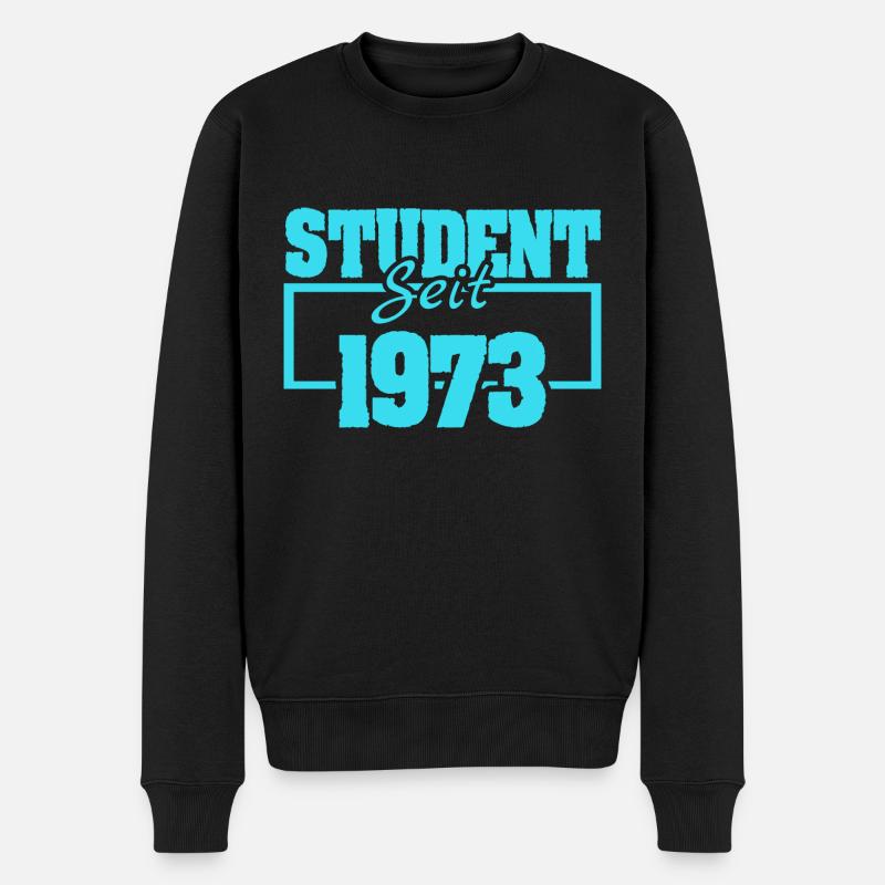 seit 1973 - Männer Premium Bio Pullover - Schwarz
