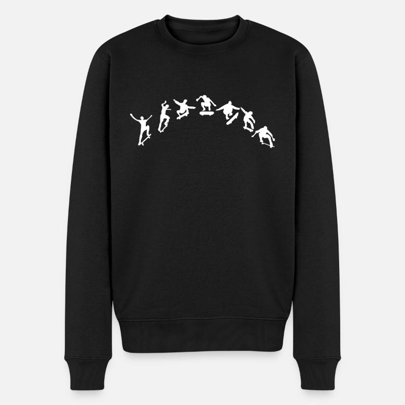 Snowboard Snowboarder Cadeau Snowboard - Pull Premium bio Homme - noir