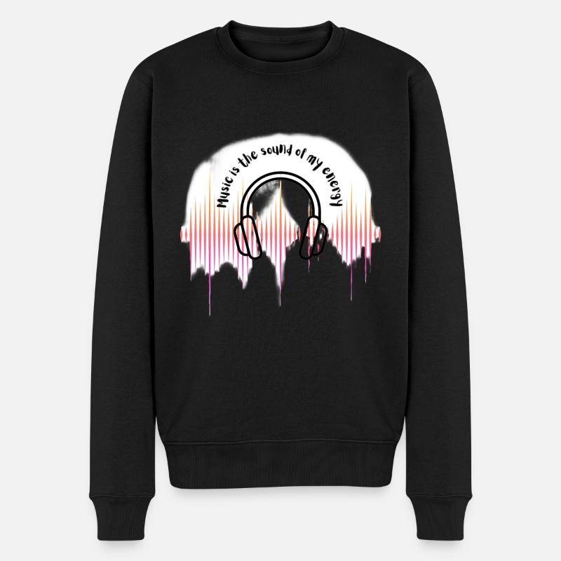 Son de la musique - Pull Premium bio Homme - noir