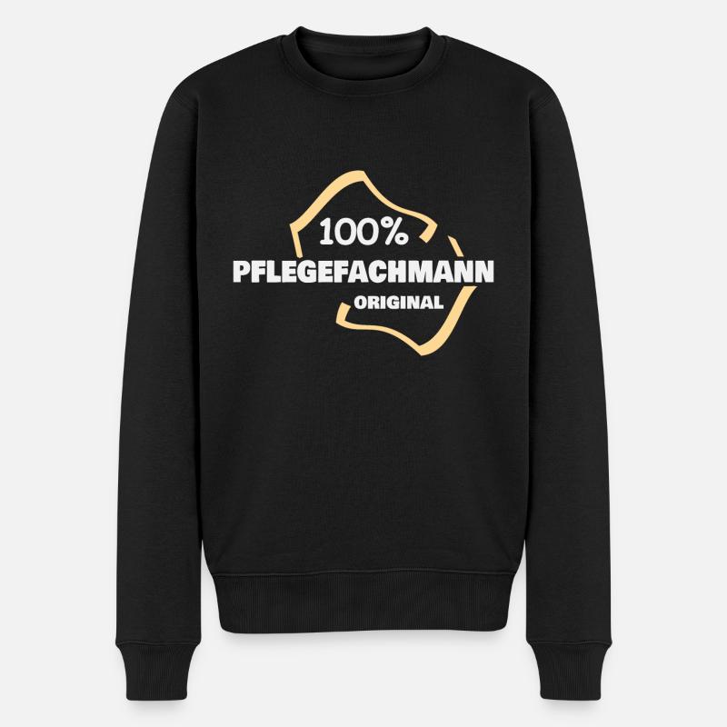 Profession d’infirmière spécialisée - Pull Premium bio Homme - noir