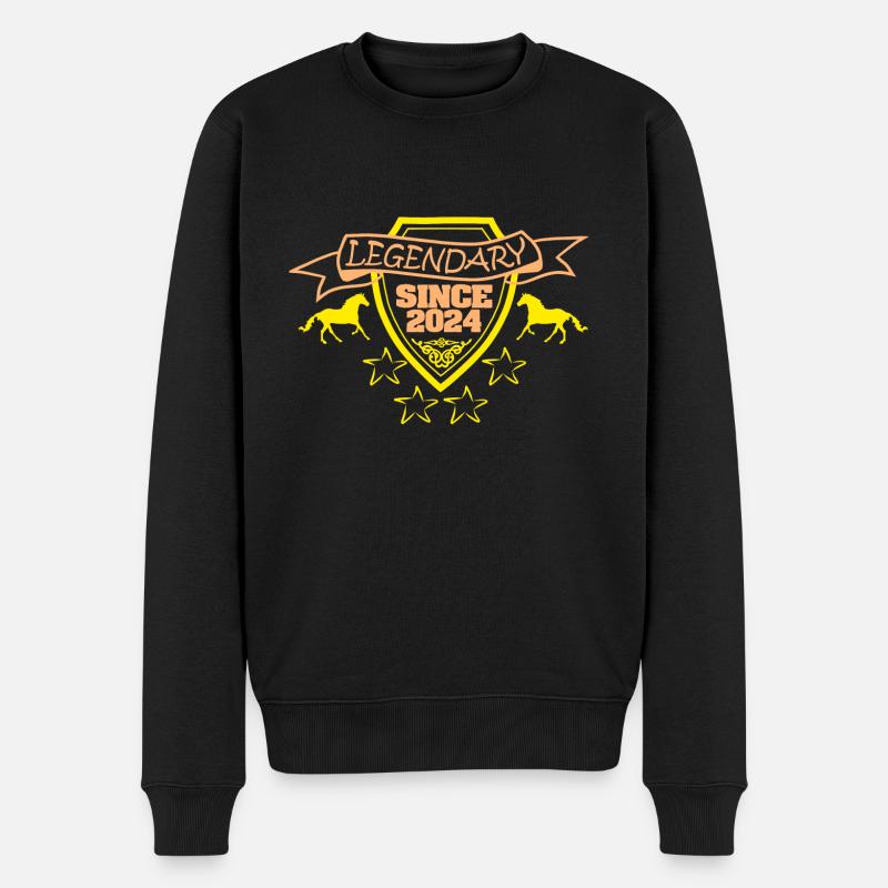 Legendär 2024 - Männer Premium Bio Pullover - Schwarz