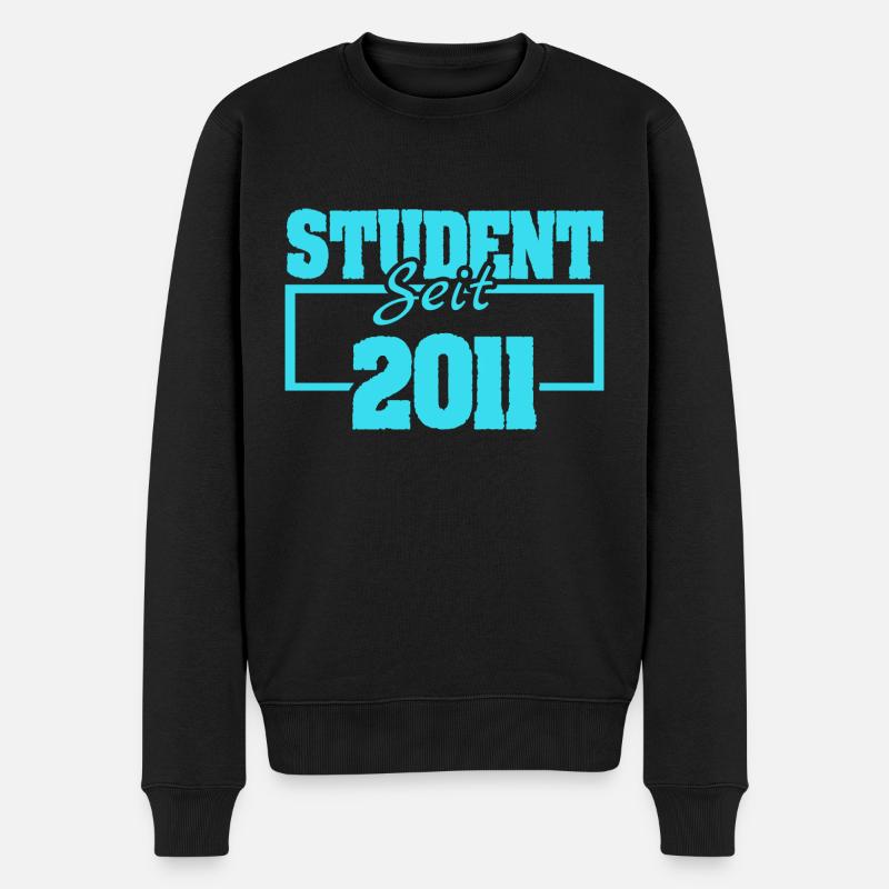 Student 2011 - Männer Premium Bio Pullover - Schwarz