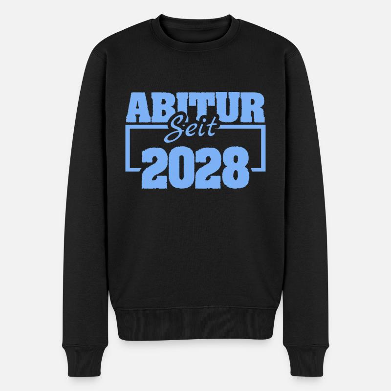 Abitur 2028 - Männer Premium Bio Pullover - Schwarz