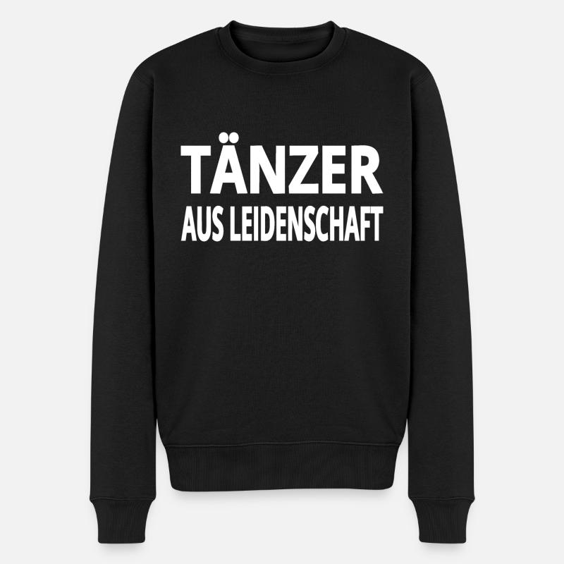 Tanzen - Männer Premium Bio Pullover - Schwarz