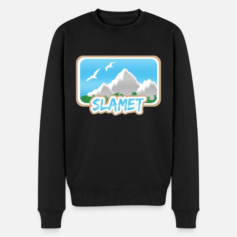 Slamet Slamet - Männer Premium Bio Pullover - Schwarz