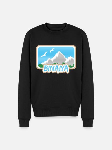 Binaiya - Men's Premium Organic Jumper - black