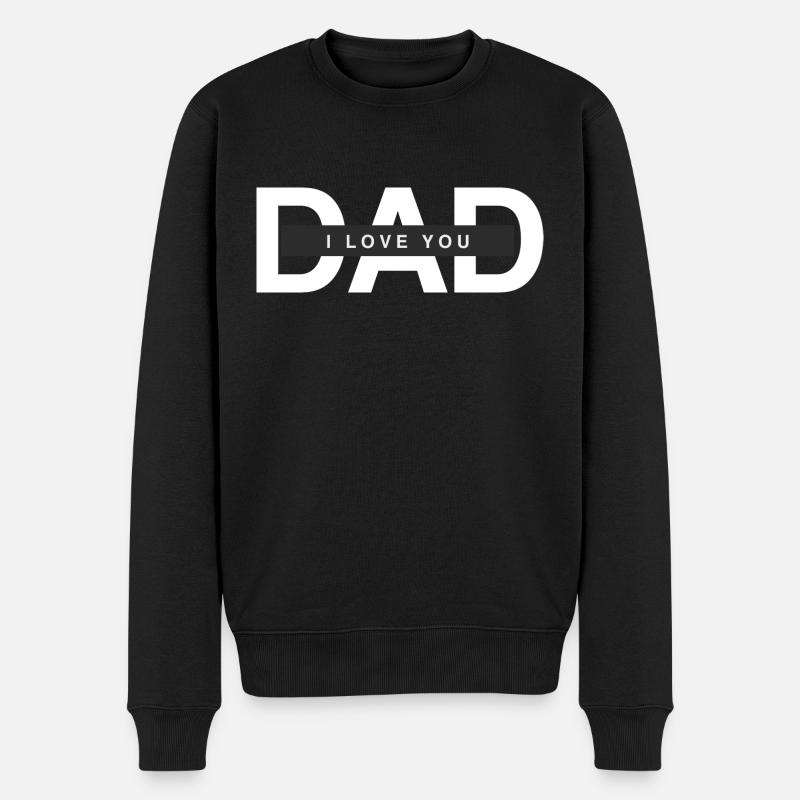Papa je t’aime - Pull Premium bio Homme - noir